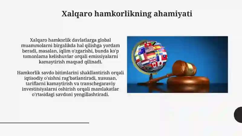 Global iqtisodiy rivojlanishda xalqaro hamkorlik va tartibga solishning roli 3