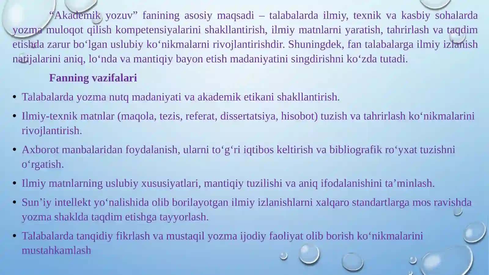 Akademik yozuv, axborot, axborotning turlari va xususiyatlari 3