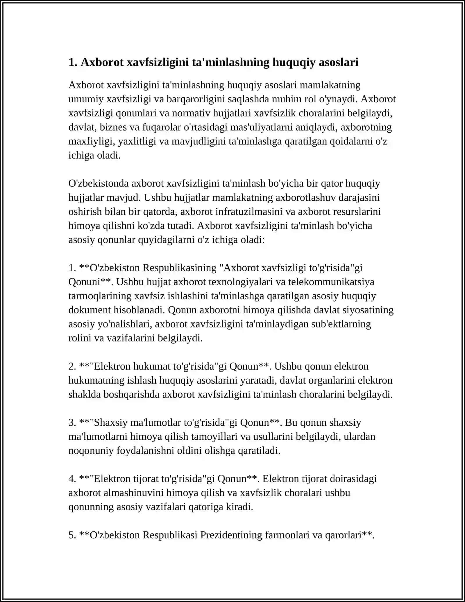 AXBOROT XAVFSIZLIGINI TA'MINLASH USULLARI 3