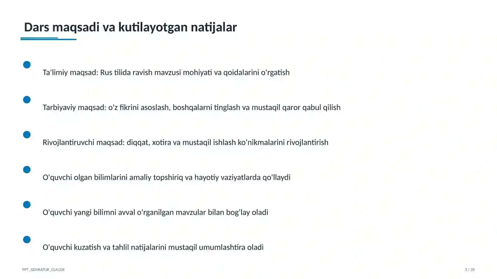 Rus tilida ravish (7-sinf) 3