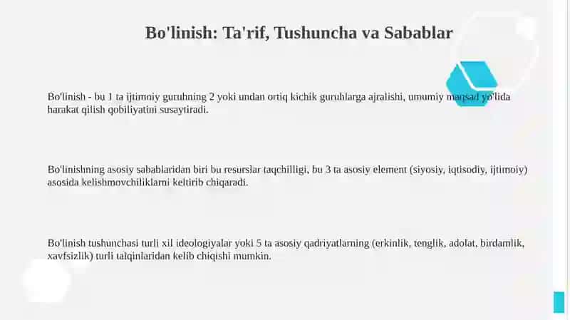 Haqiqiy bo'linish 3