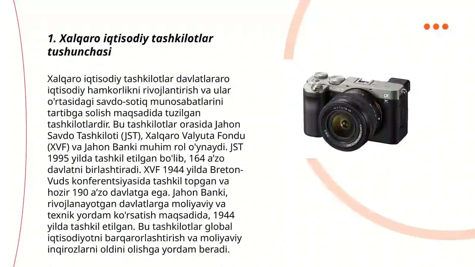 Xalqaro iqtisodiy tashkilotlar tushunchasi 3
