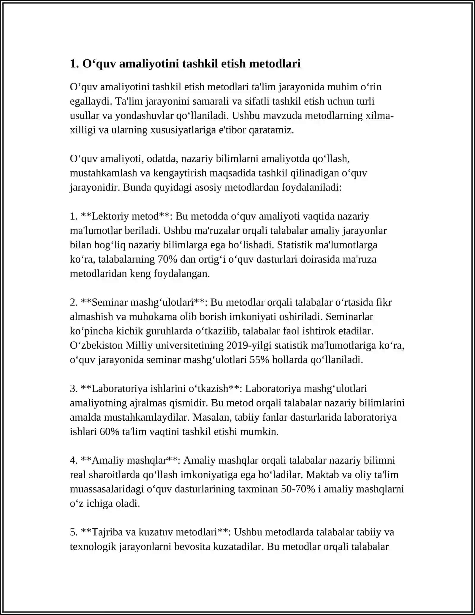OʼQUV VA PEDAGOGIK AMALIYOTNI TASHKIL ETISH SHAKLLARI 3