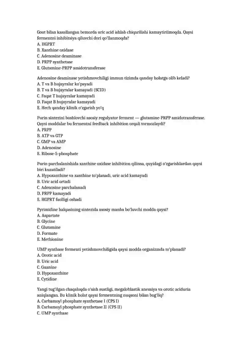 Biochemstry tests 3