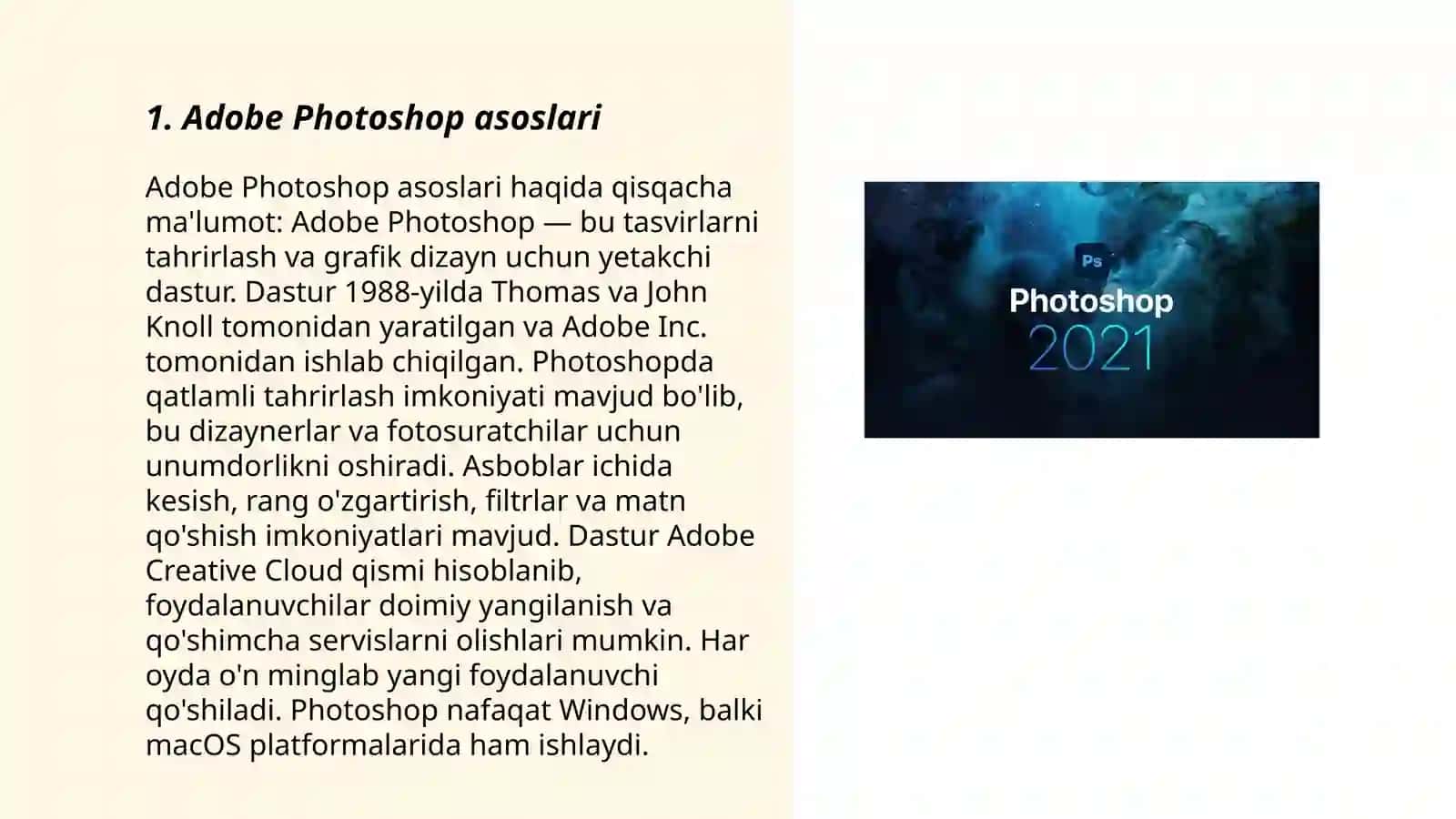 Adobe Photoshop 3