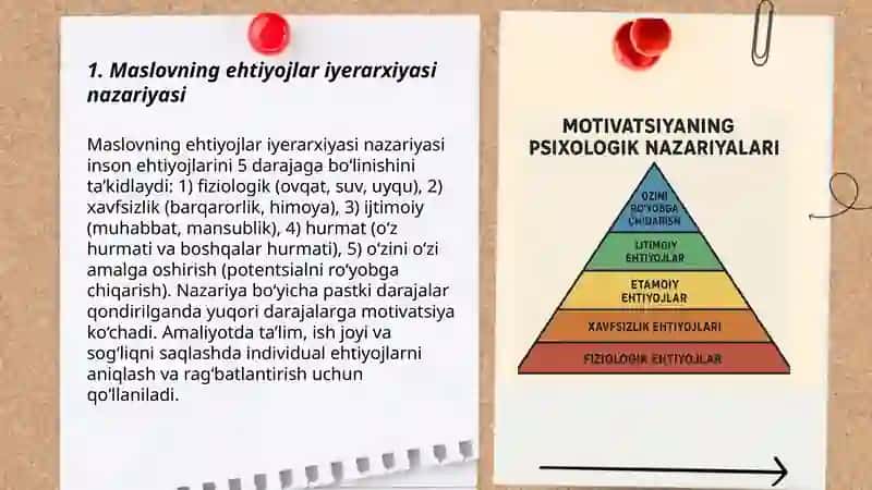 Motivasiyaning psixologik nazariyalari 3