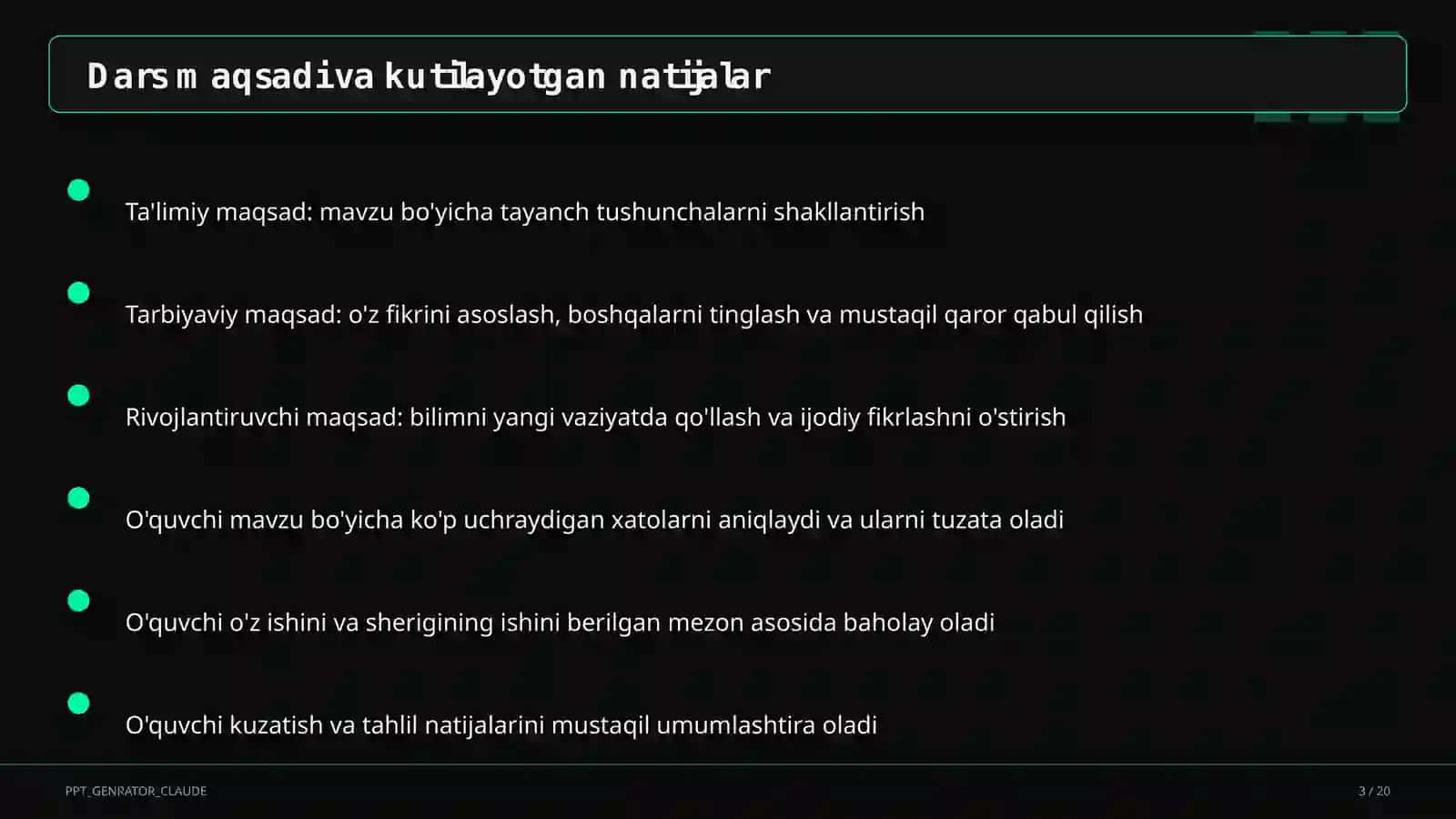 Sinuslar va kosinuslar teoremasi (9-sinf) 3