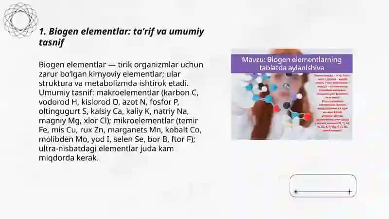 Biogen elementlar 3