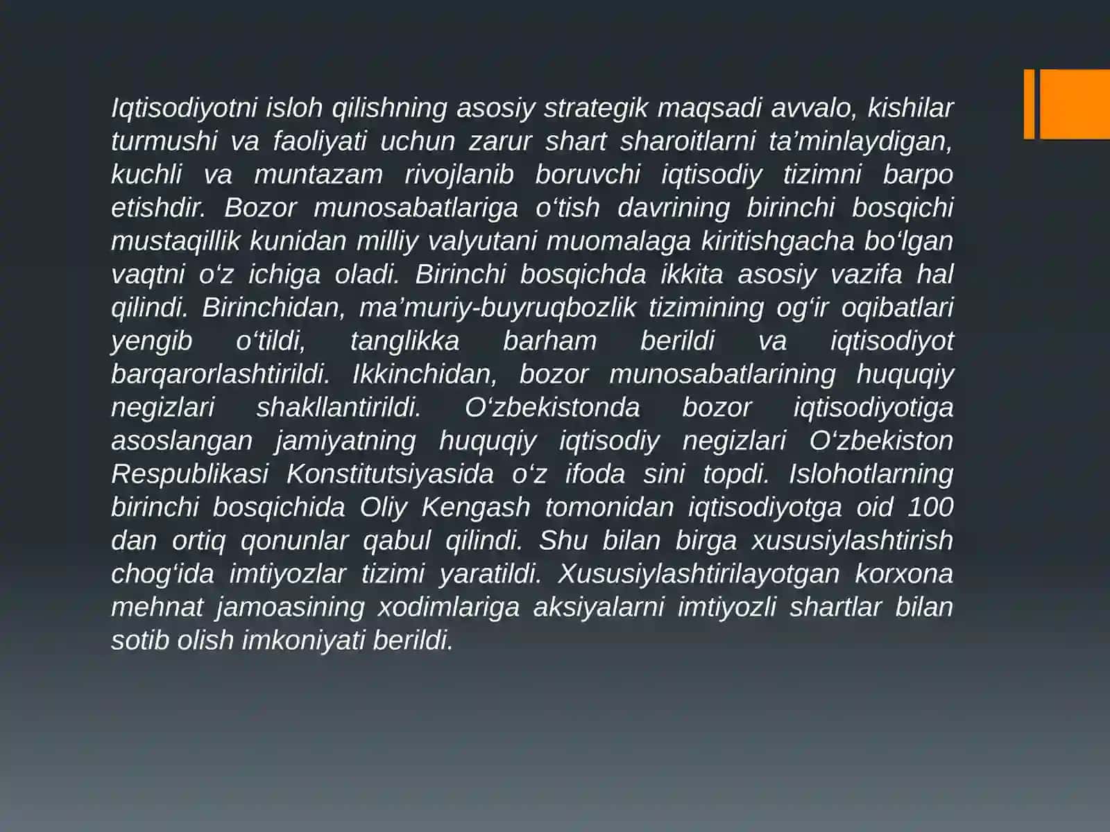 Mustaqillik yillarida qishloq xo‘jaligi va sanoat sohasidagi o‘zgarishlar 3