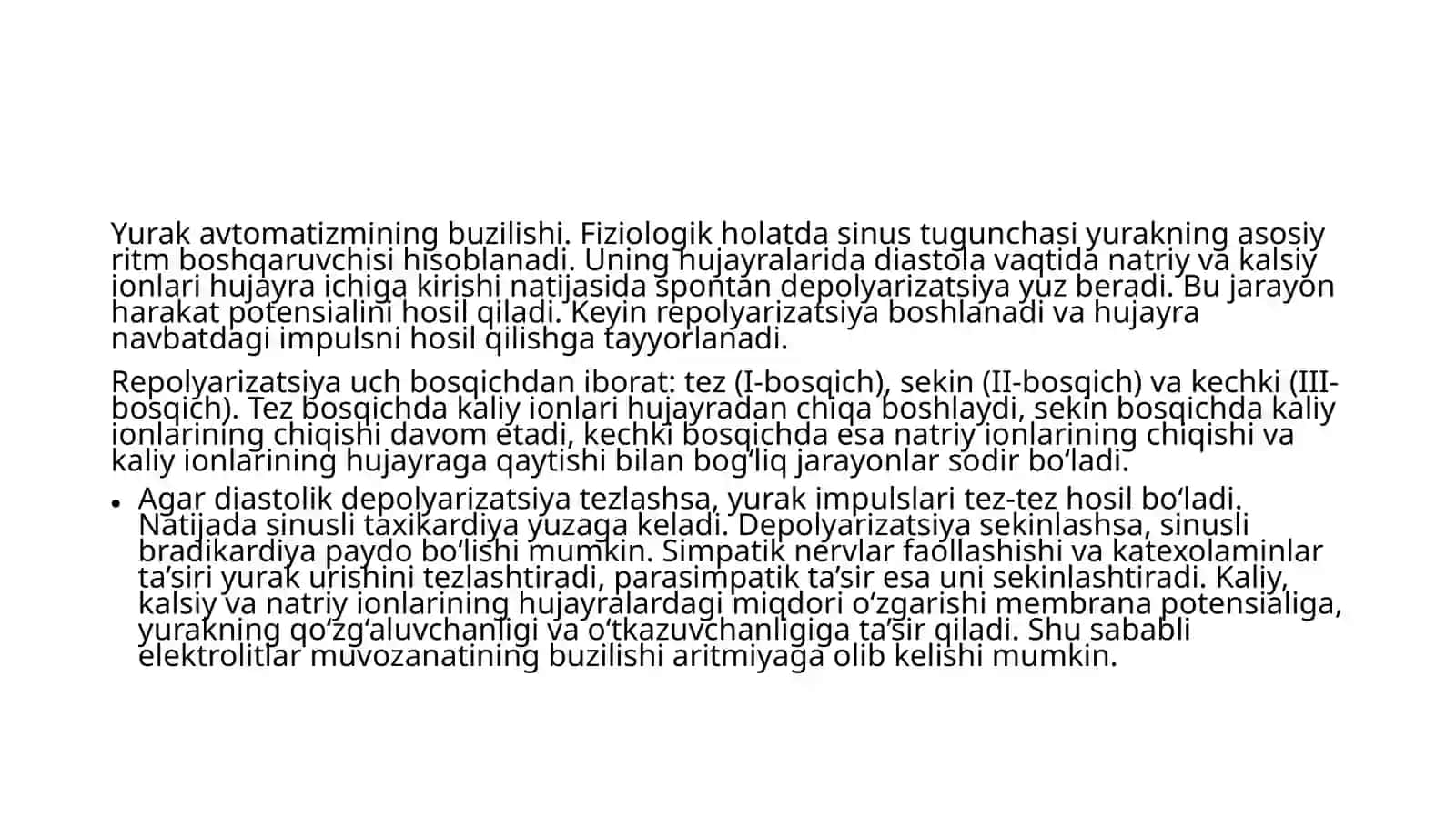 Aritmiyaga qarshi qo‘llaniladigan moddalar 3