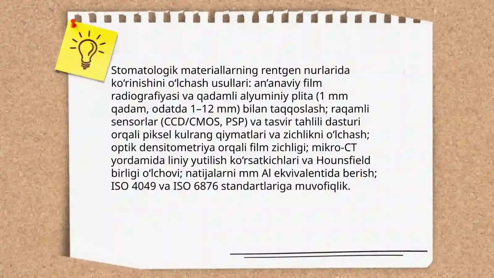 Stomatologik materiallarni tekshirishning radiatsion usullar 3