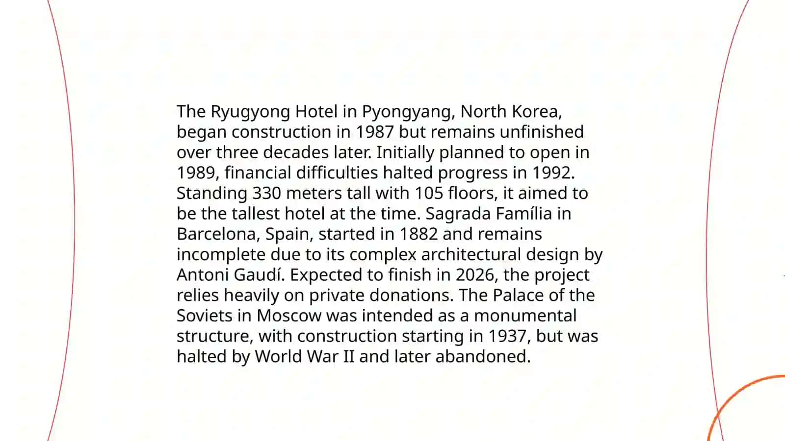 Unfinished Historical Projects 3