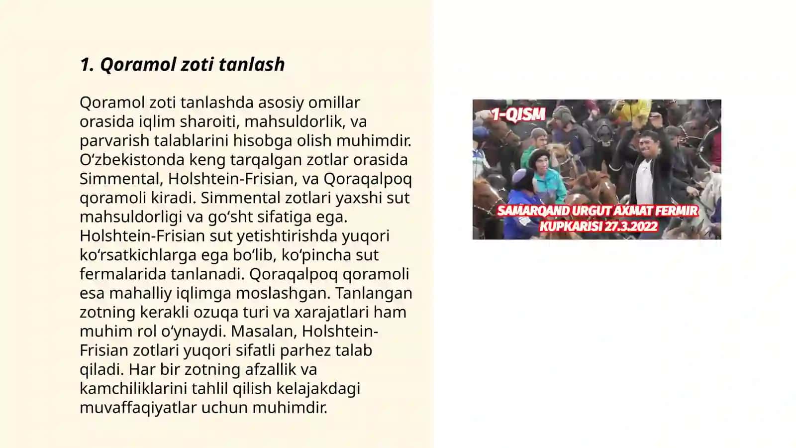 FERMIR XÒJALIGIDA QORAMOLLARNING YETSHTRILISHI 3