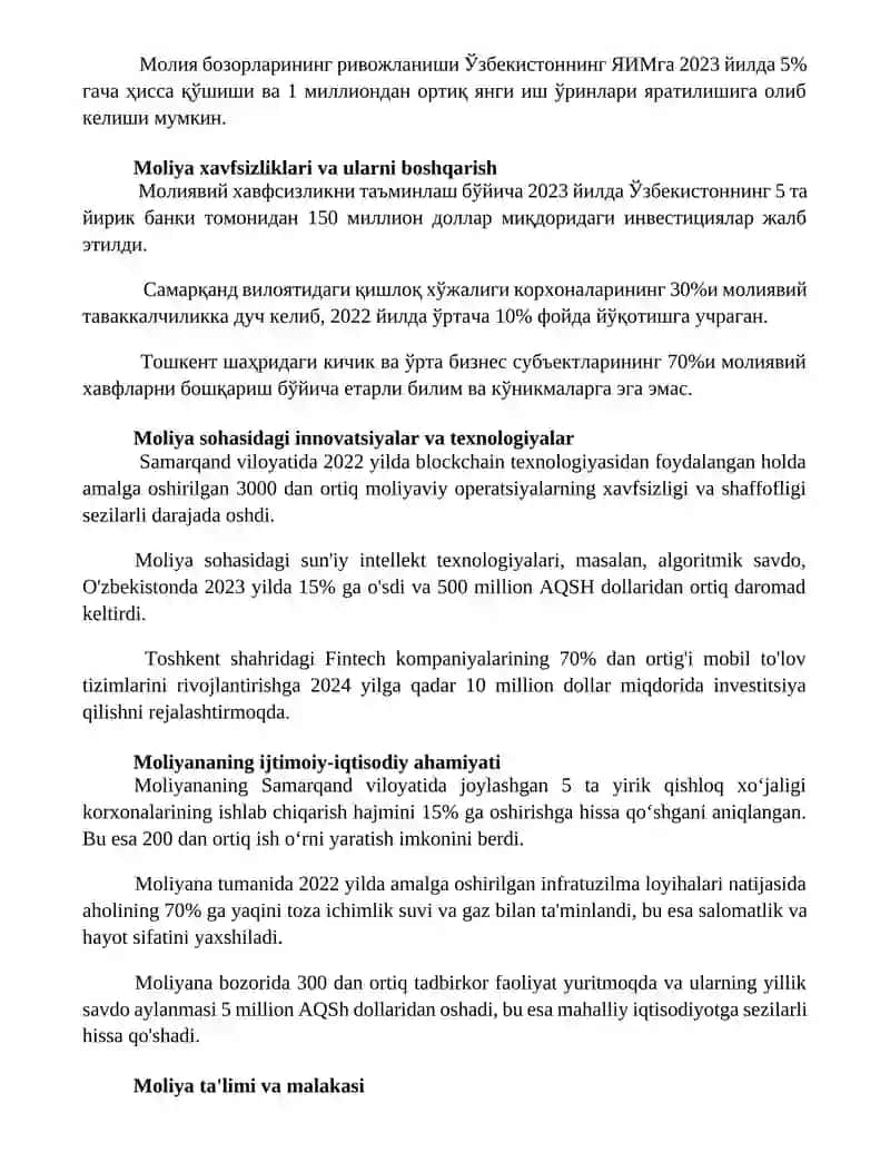 Moliyaning ijtimoiy-iqtisodiy mohiyati 3
