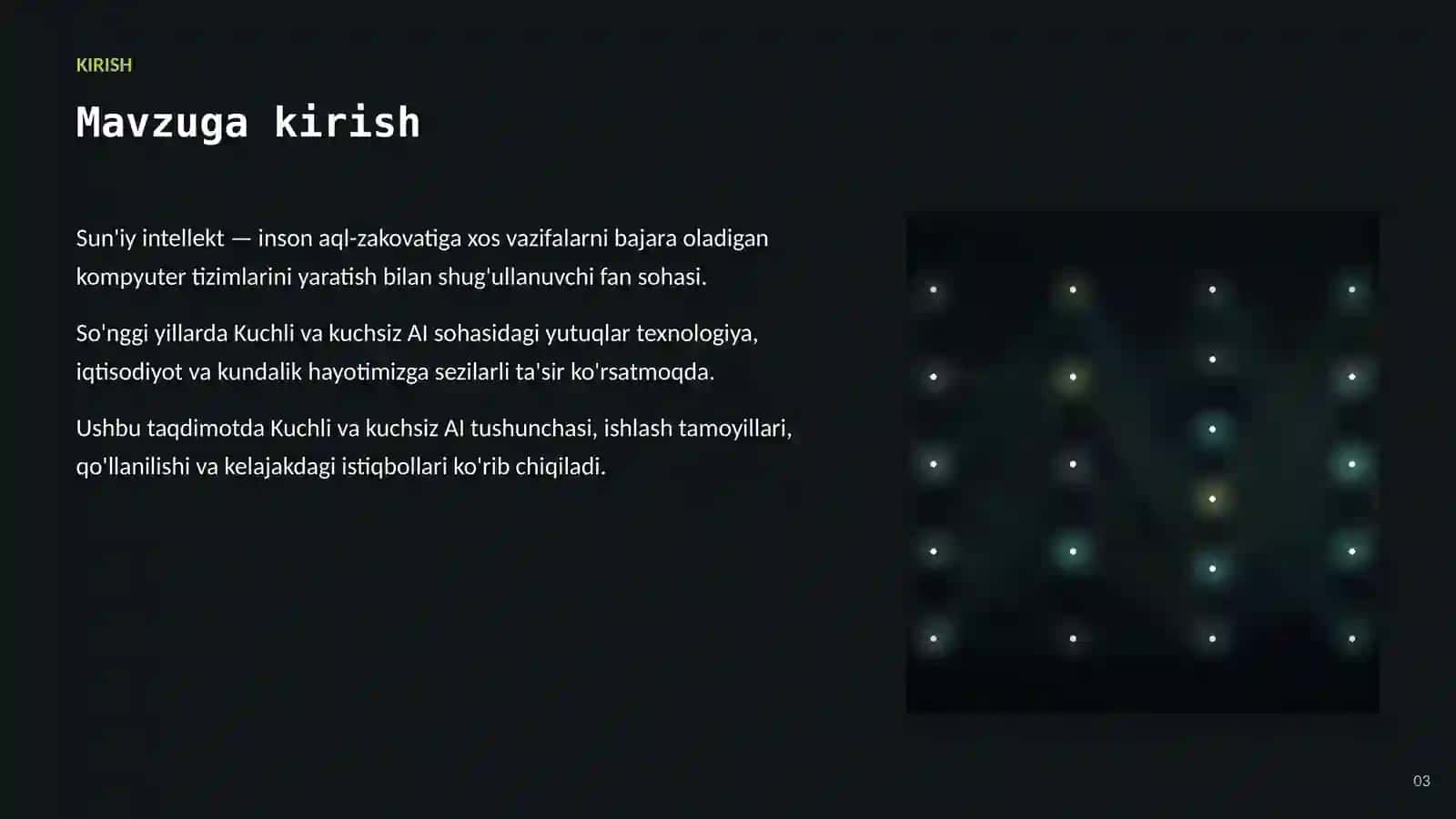 SUN'IY INTELLEKT ASOSLARI 3