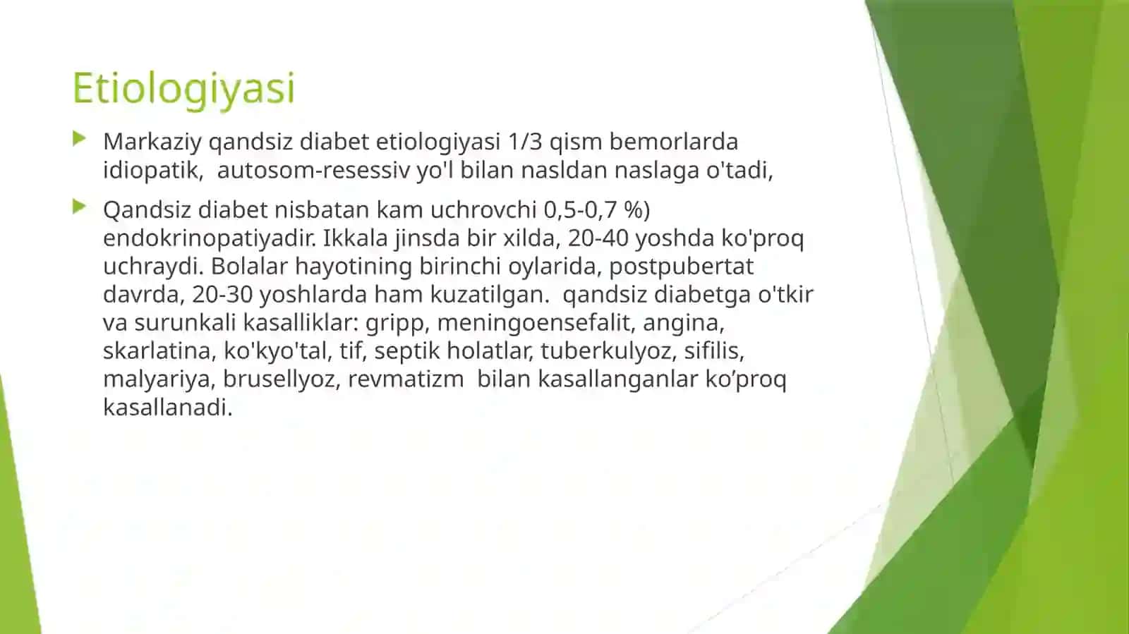 Qandsiz diabet 3