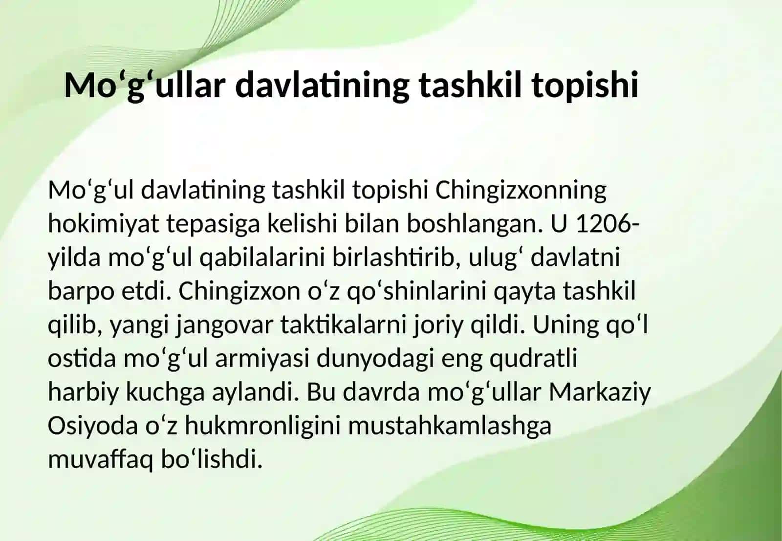 XI-XV asrlarda Moʻgʻullar davlati 3