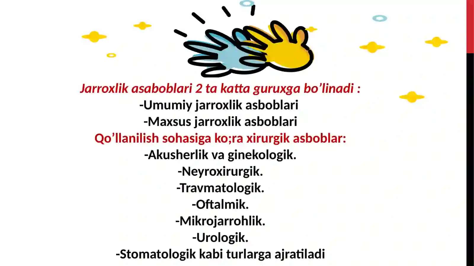 Umumiy xerurgiya fanidan Mustaqil ishi 3