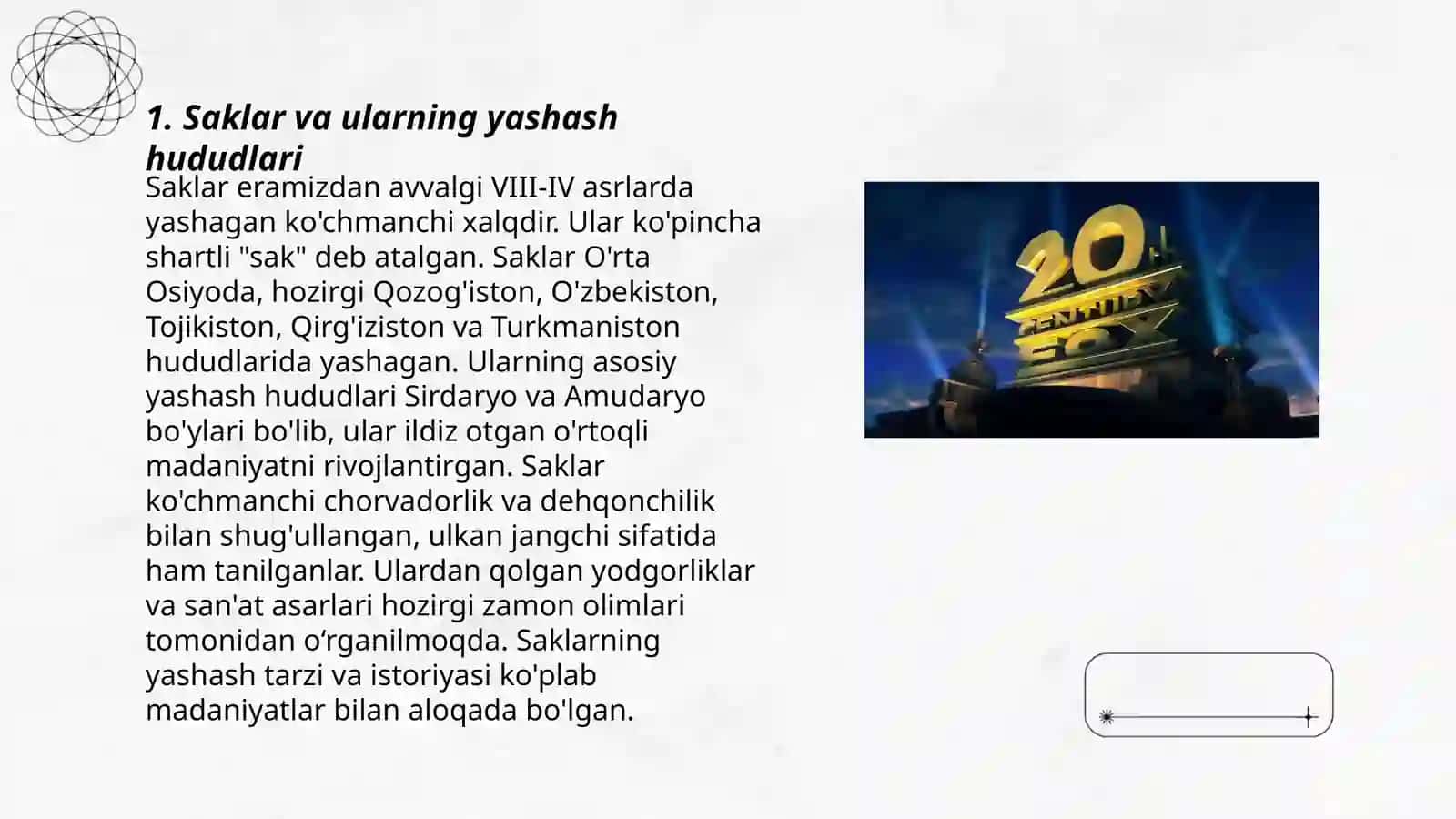 Saklar va ularning yashash hududlari 3