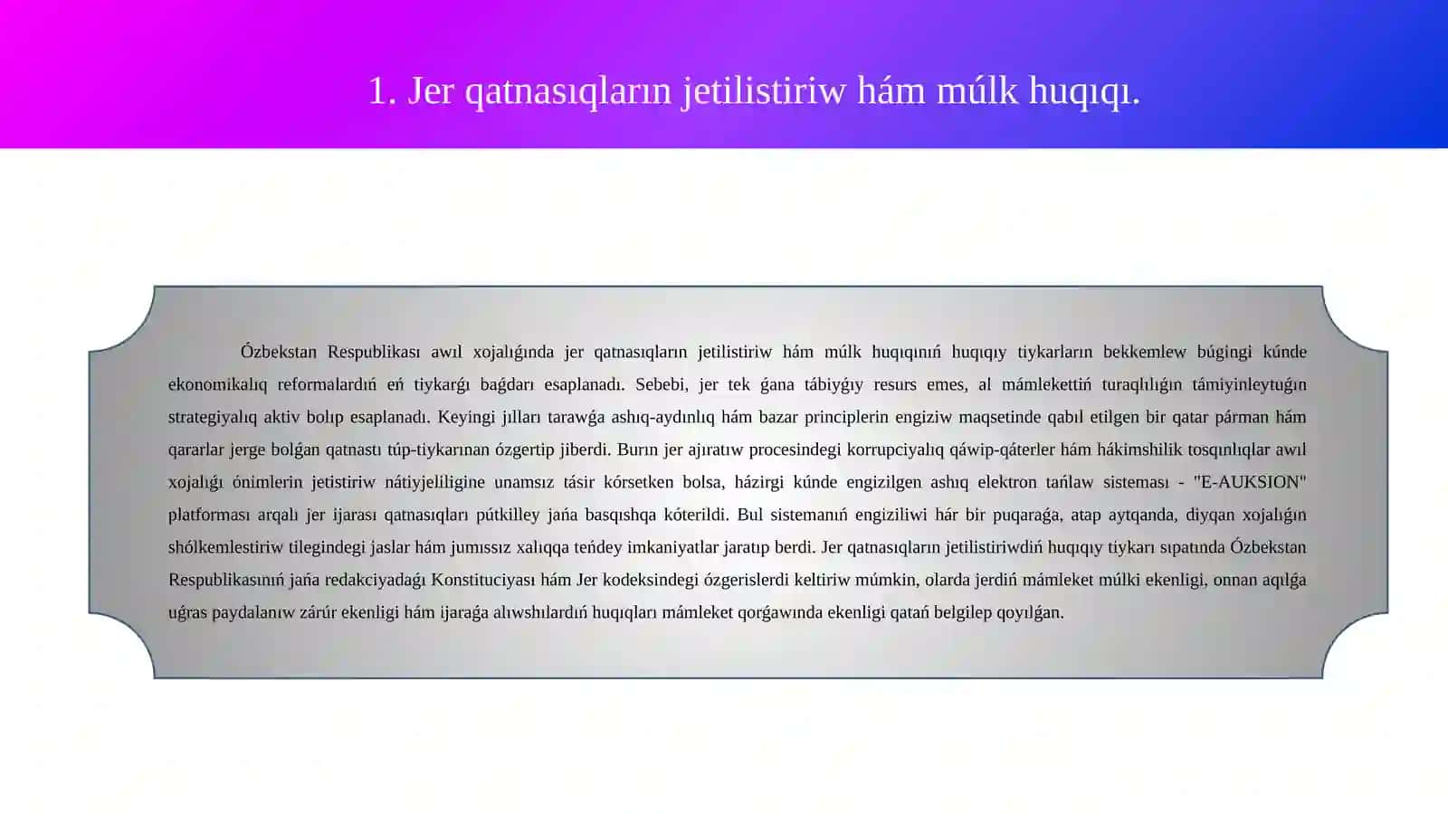 «Jáhan táriyx» páninen prezentatsiya jumısı 3