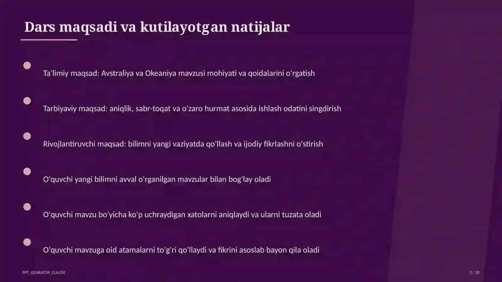 Avstraliya va Okeaniya (7-sinf) 3