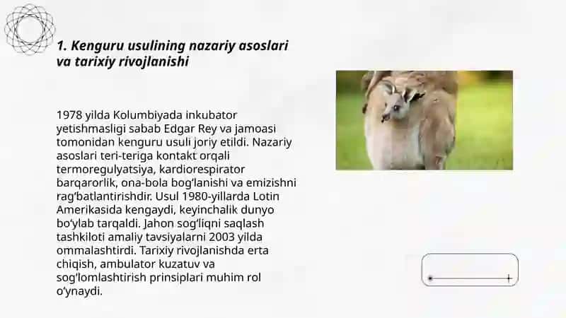 Chala tugʻilgan bolalarni kenguru usuli bilan boqish 3