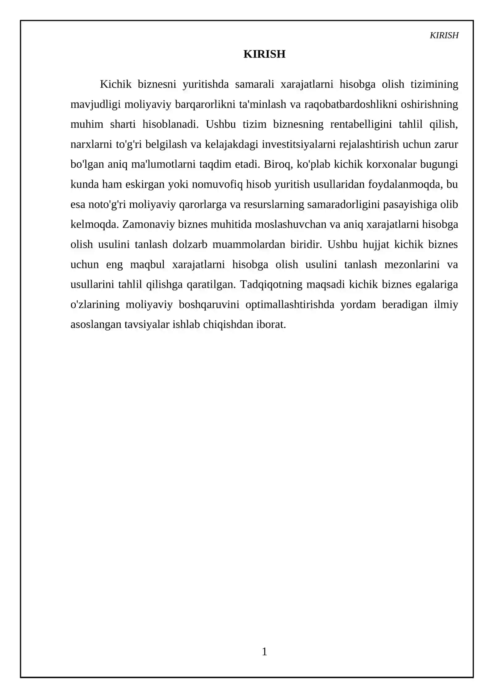 Kichik biznes uchun xarajatlarni hisobga olish tizimini ishlab chiqish: usulni tanlash 3