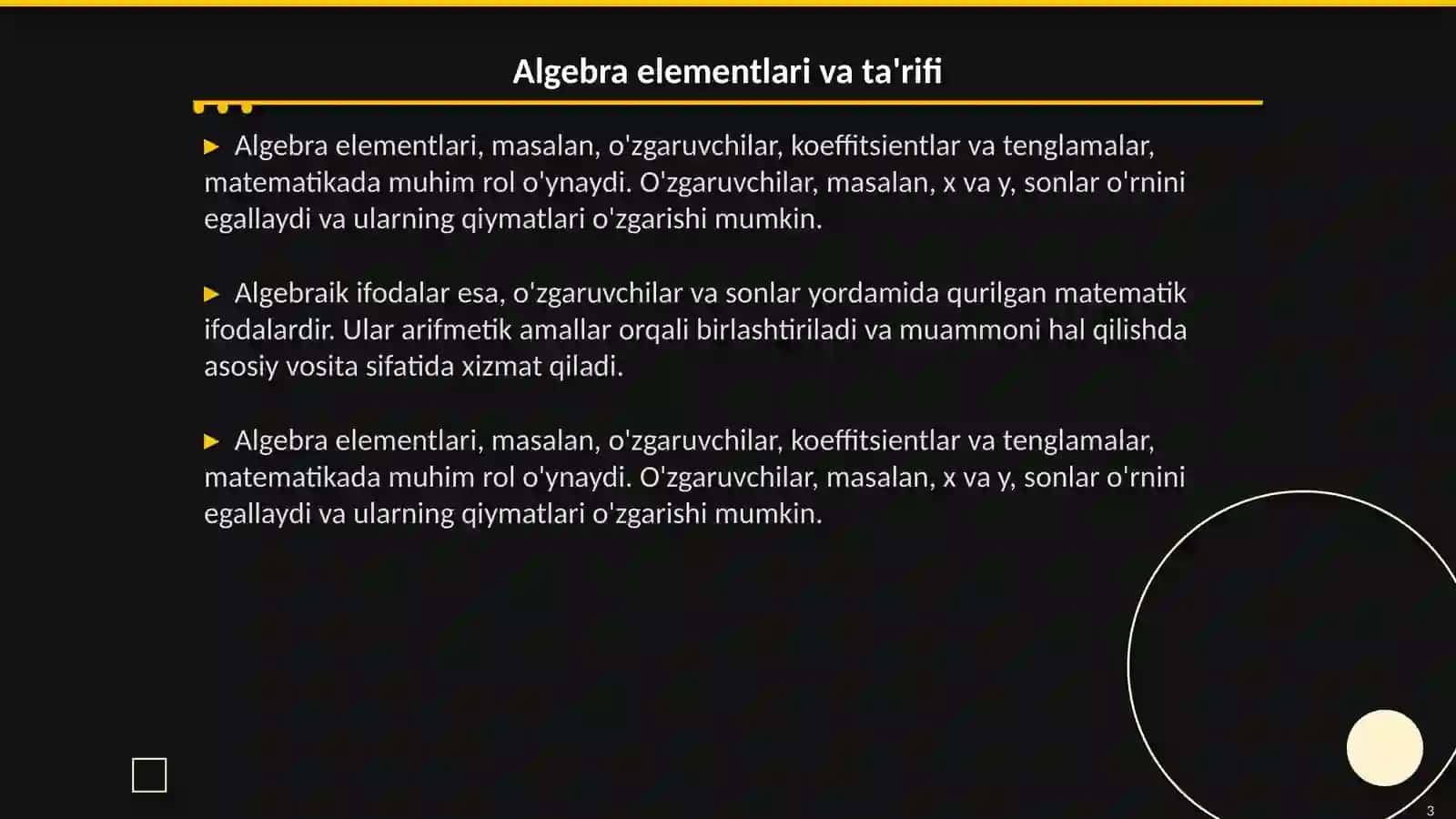 Boshlangʻich sinflarda algebra elementlarini oʻrgatishga doir masalalarni yechish 3