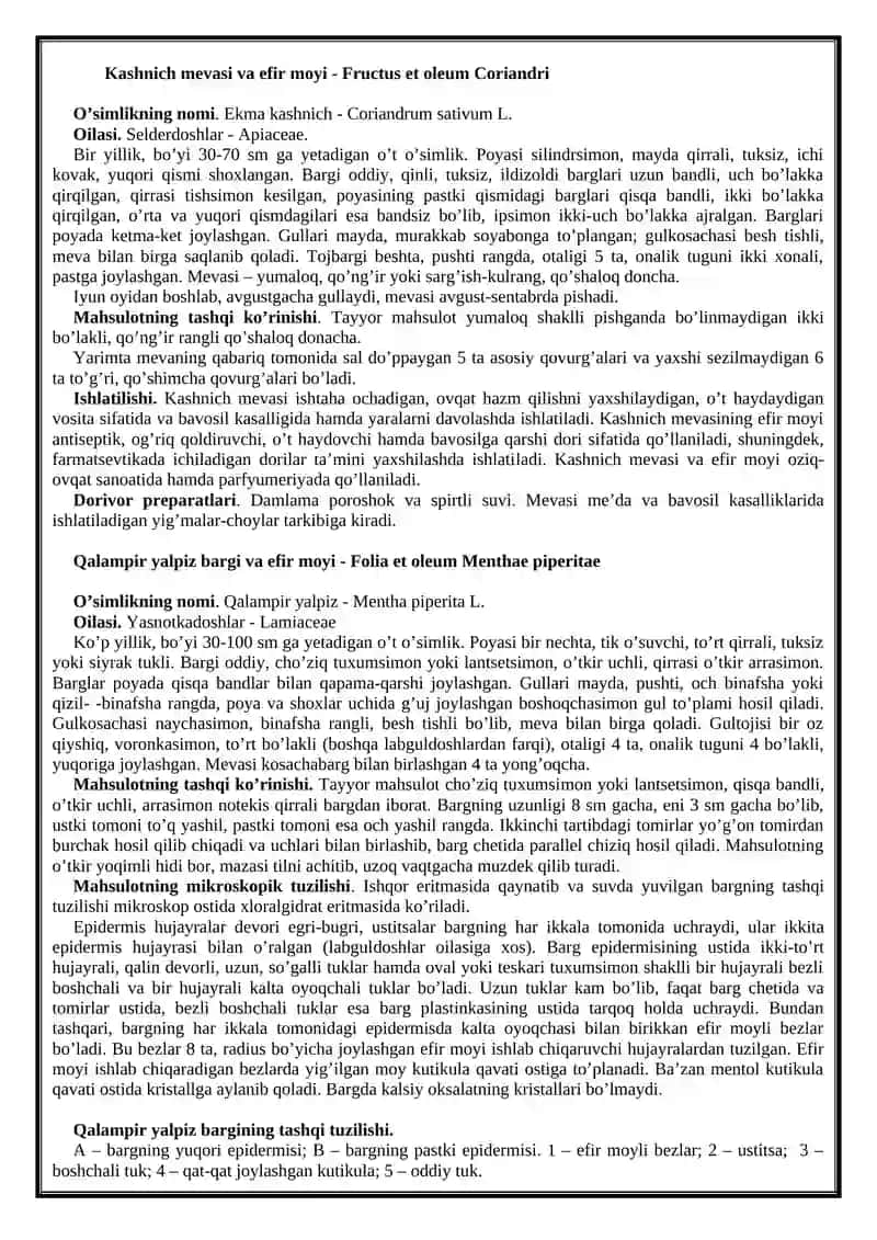 Efir moyilari Farmatsevtika mahsulotlari 3