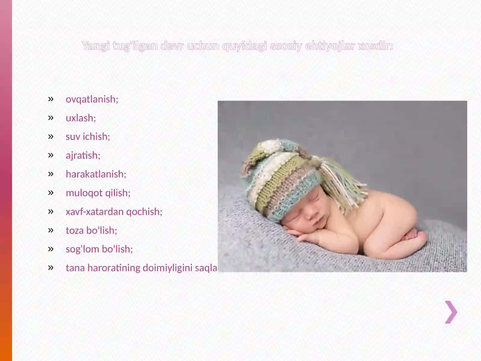 Homila rivojlanishiga ta'sir qiluvchi omillar 3