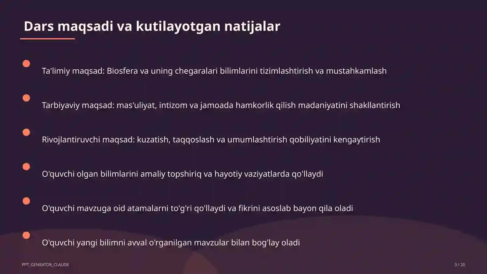 Biosfera va uning chegaralari (10-sinf) 3