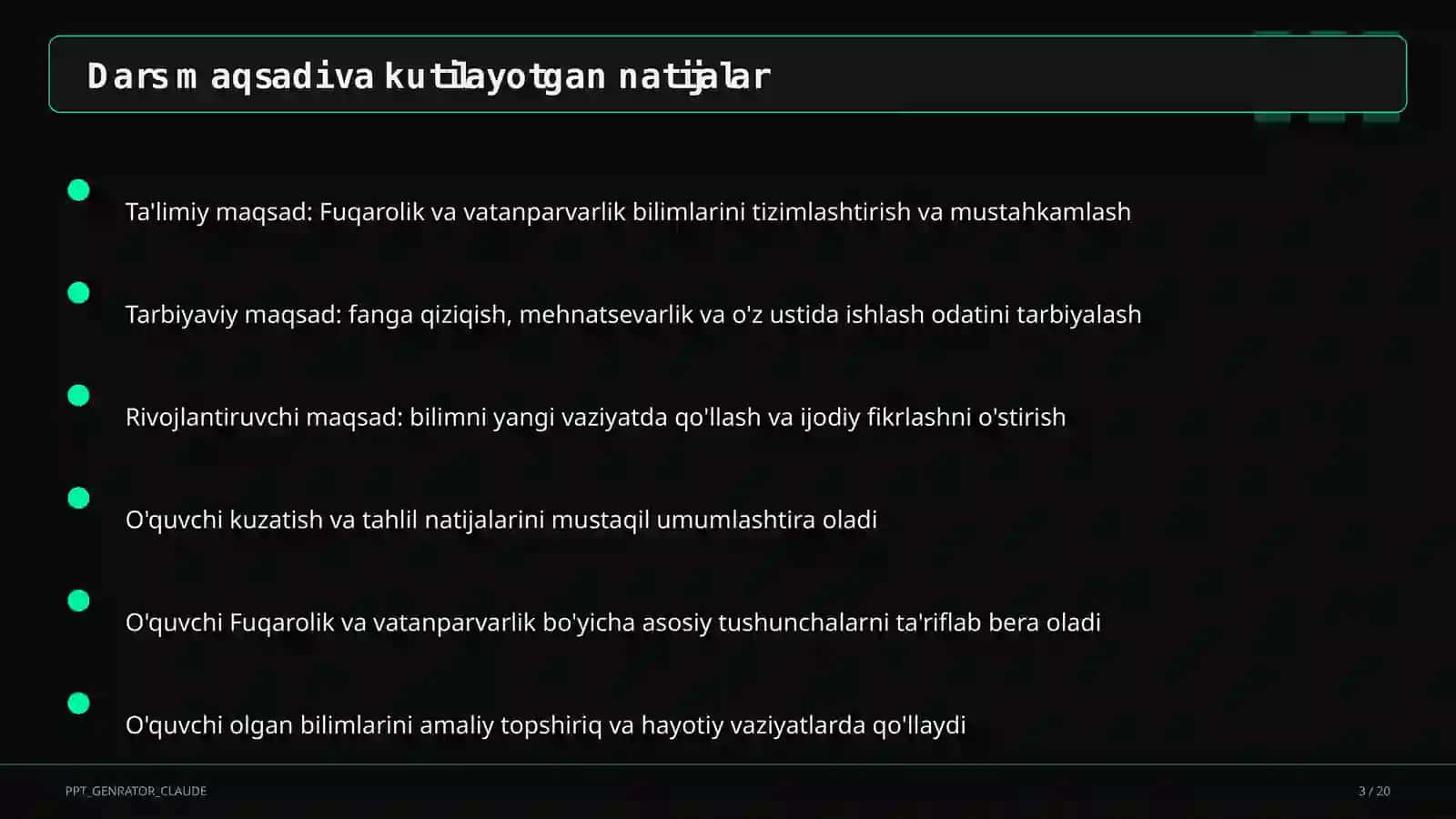 Fuqarolik va vatanparvarlik (8-sinf) 3