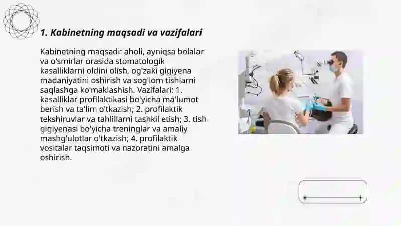 Stomotologik kaslliklar profilaktikasi kabineti bilan tanishuv 3