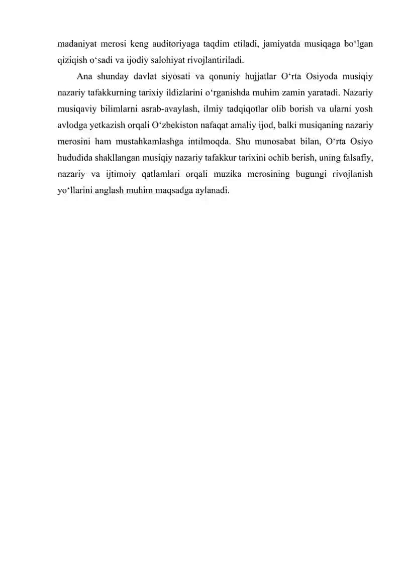 MUSIQIY NAZARIY MEROS ORTA OSIYODA MUSIQIY NAZARIY TAFAKKURNING RIVOJLANISHI 3