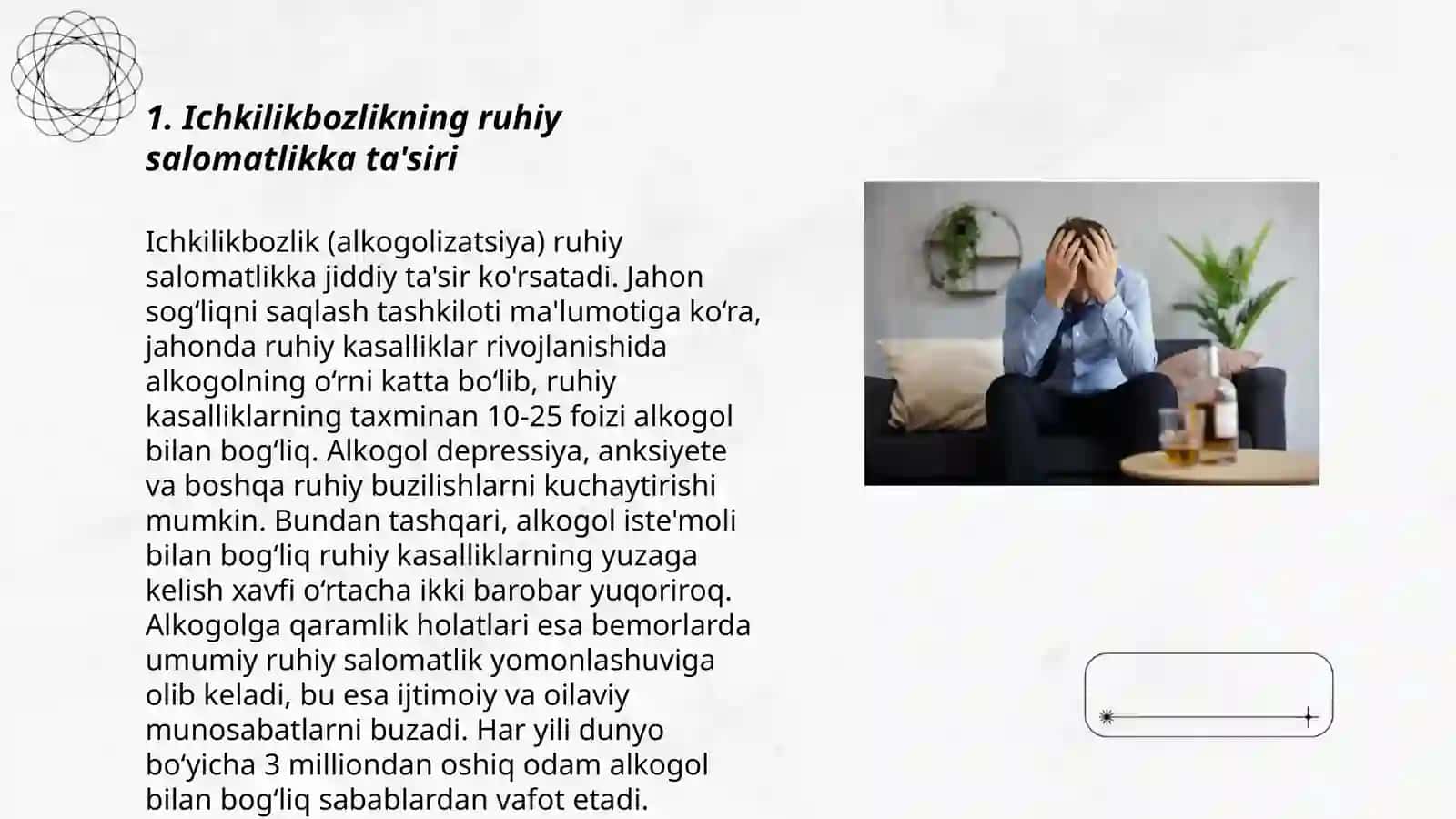Ichlikilikbozlikning psixologik oqibatlari 3