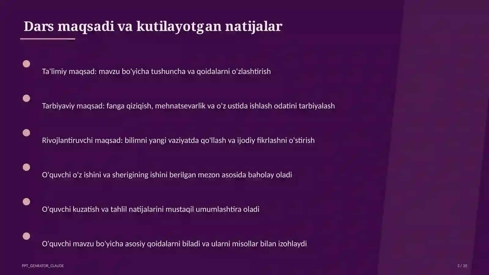 Ona tili (5– 11) 3