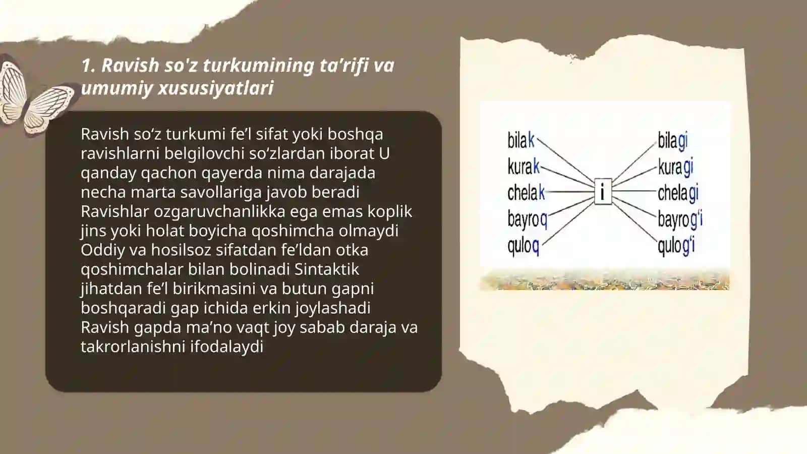 Ravish so'z turkumi 3