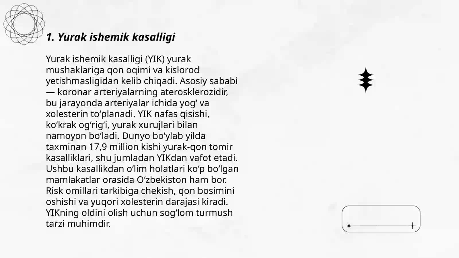 Yurak qon-tomir tizimi kasalliklari 3