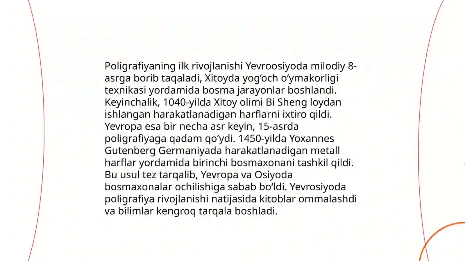 14-17 asrlarda Yevroosiyo mamlakatlarida poligrafiya usulining kashf qilinishi va uning axamyati 3