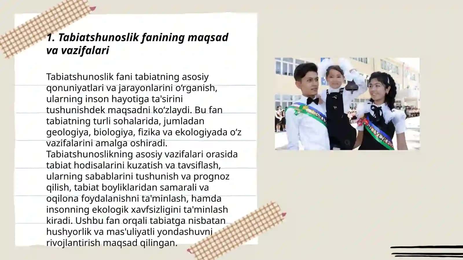 Kar bolalar maktab internatida tabiatshunoslikdan o'quv ishlarini tashkiliy formalari 3