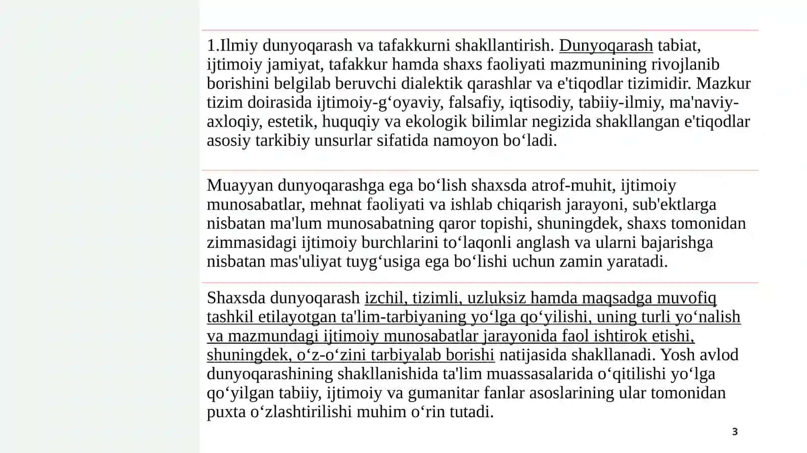 Boshlangʻichtaʼlimpedagogikasifanidantayyorlaganmustaqilishi 3