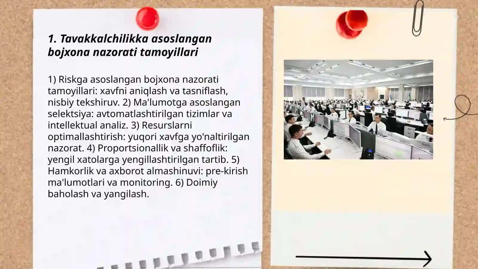 Bojxona taomillarini soddalashtirishda tavakkalchilikni boshqarish 3