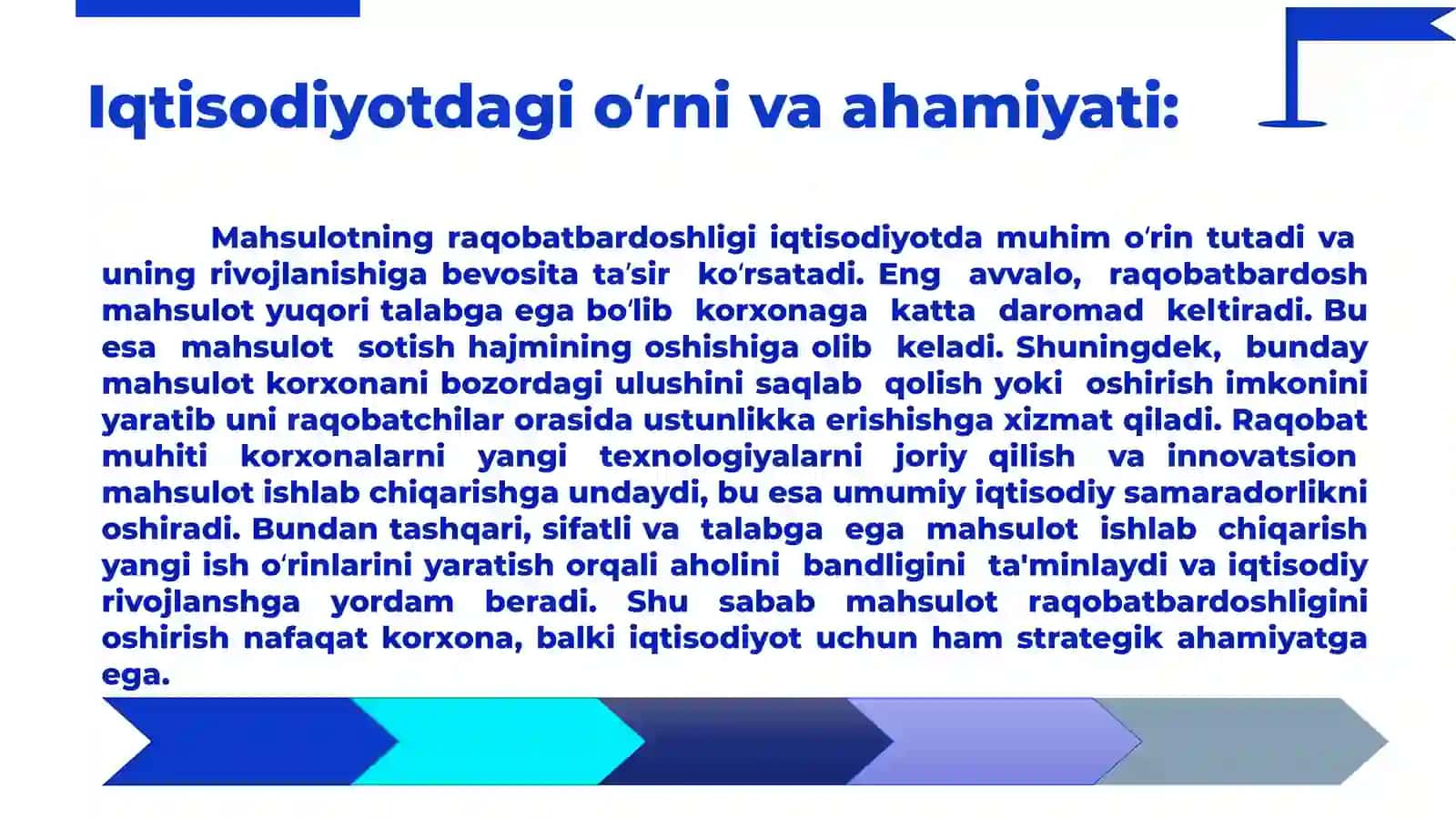 Korxonada mahsulot raqobatbardoshligini ta’minlash asoslari 3
