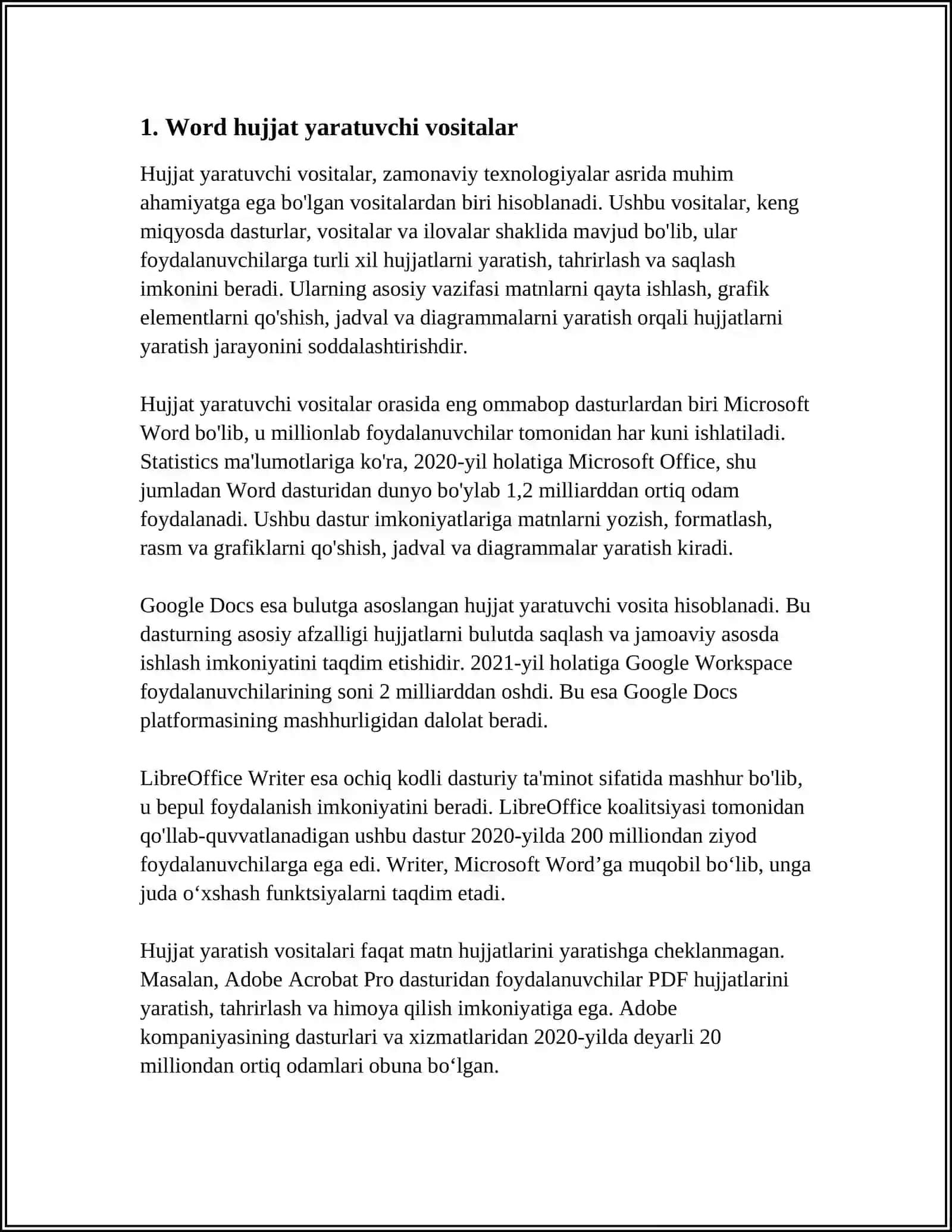 MS WORD AVLODLARI 3