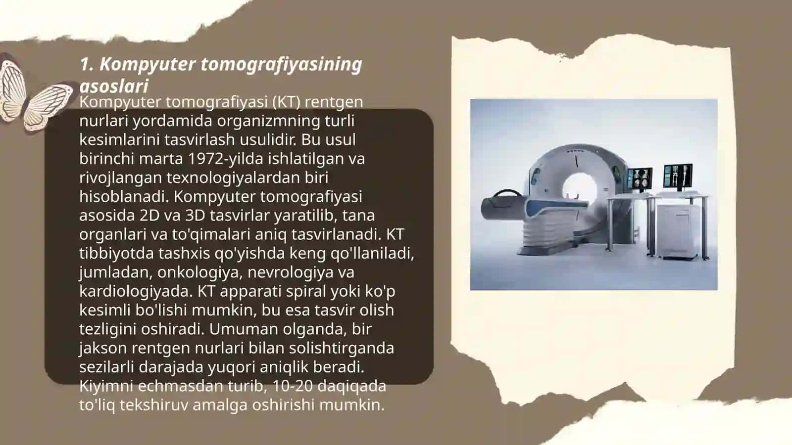 Kompyuter tomografiyasi va uni ishlashining fizik asoslari 3