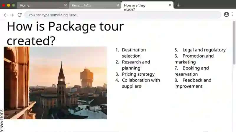 Package tour 3