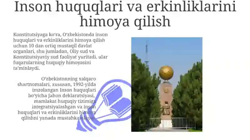 Oʻzbekiston Respuplikasi konstitutsiyaviy huquqning tizimi 3