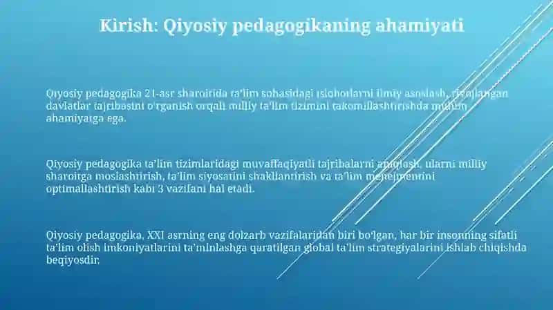 Qiyosiy pedagogika fanining taraqqiyot bosqichlari 3
