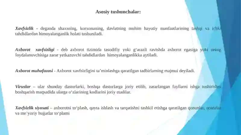 Axborotlarni himoyalashning dasturiy vositalari 3