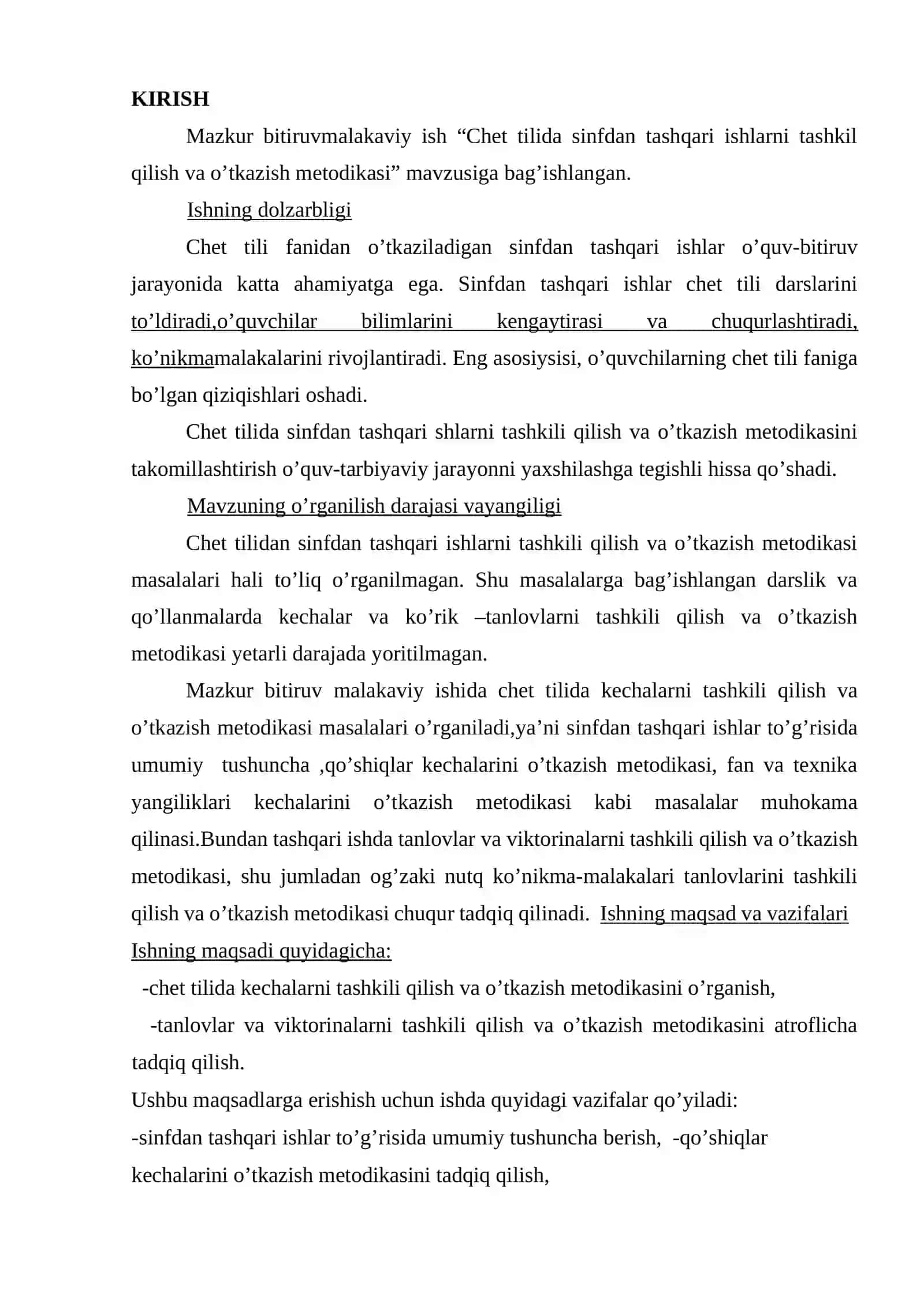 Chet til o'qitishning audioturiyadan va sinfdan tashqari texnologiyalari 3